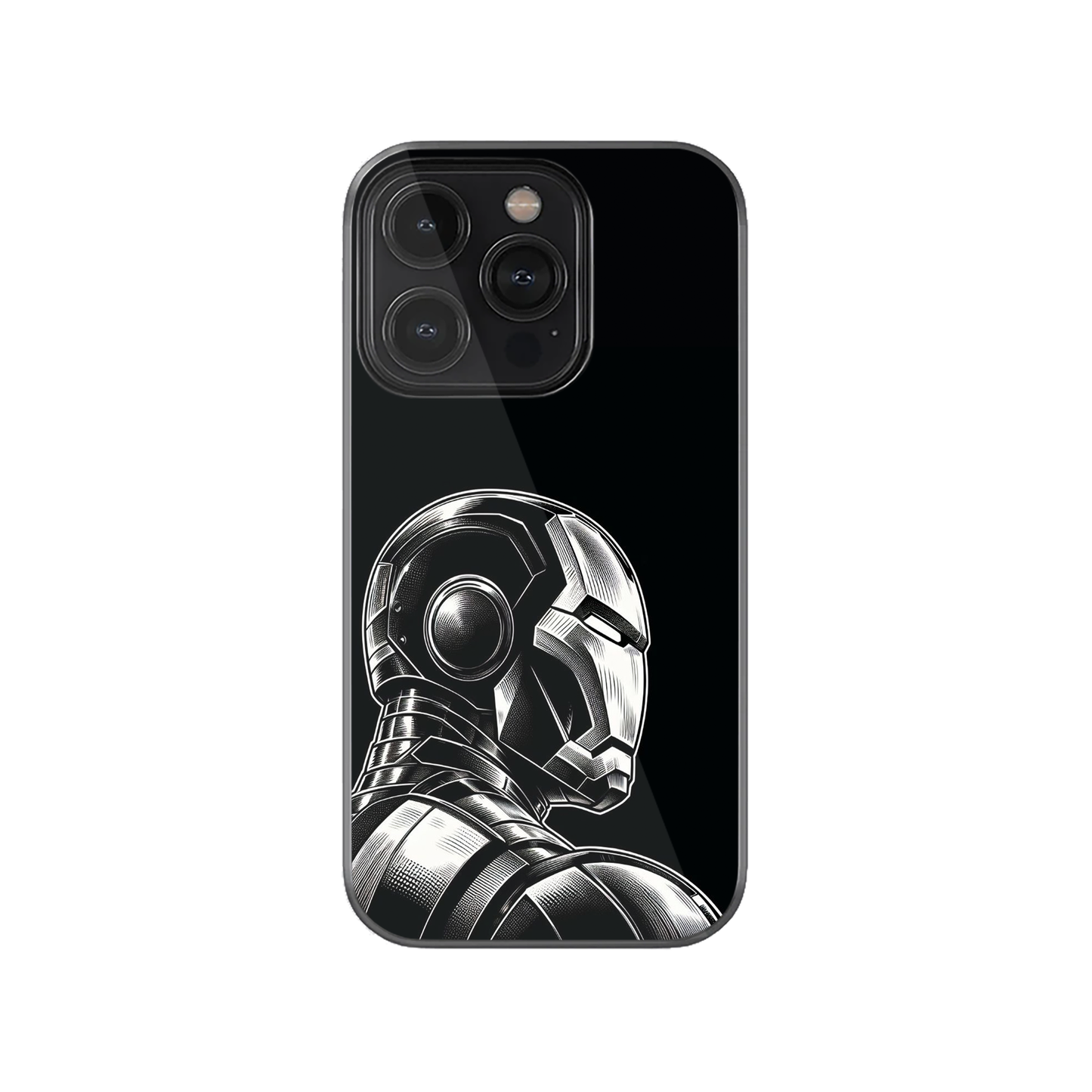 Black-Steel Effect Iron Man case