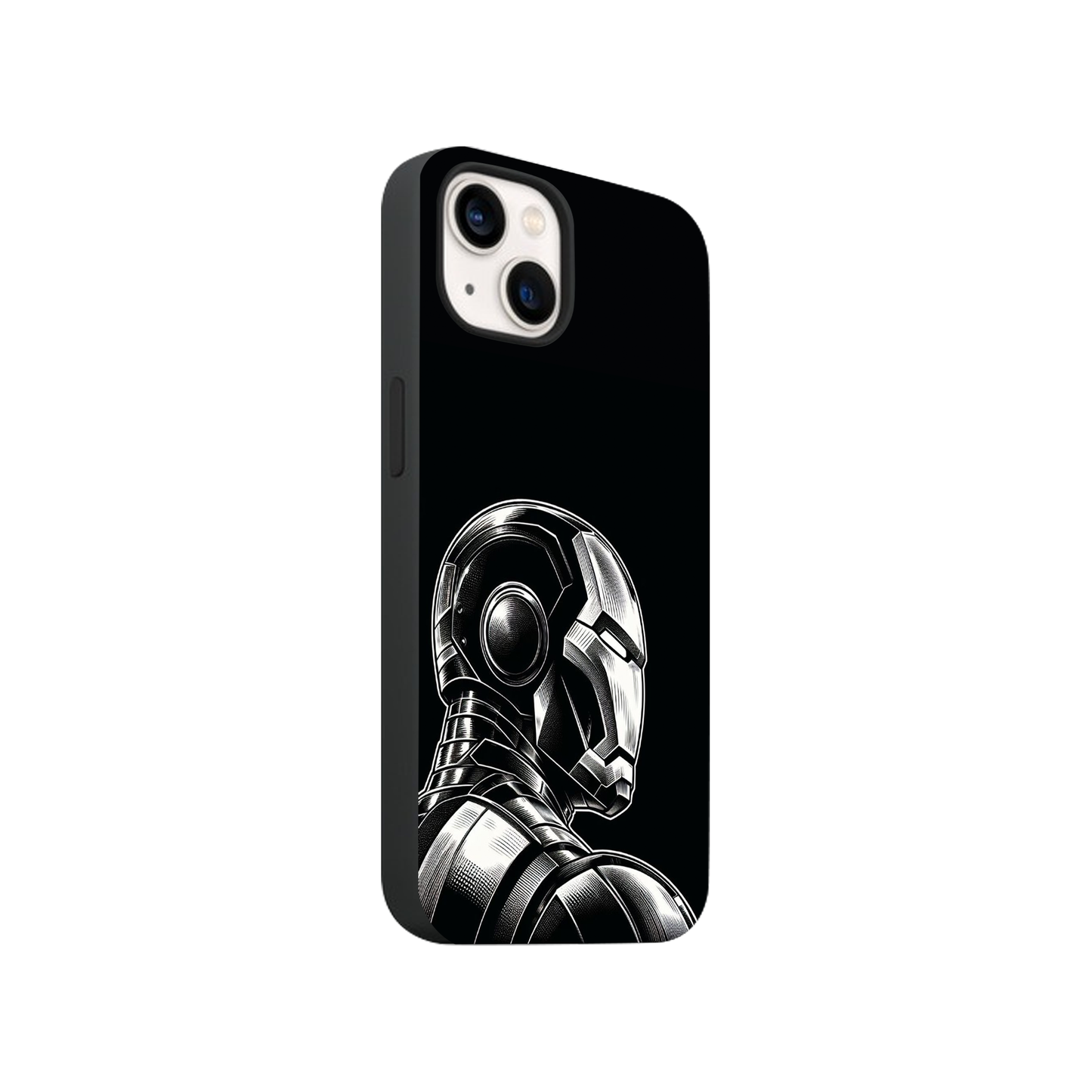 Black-Steel Effect Iron Man case