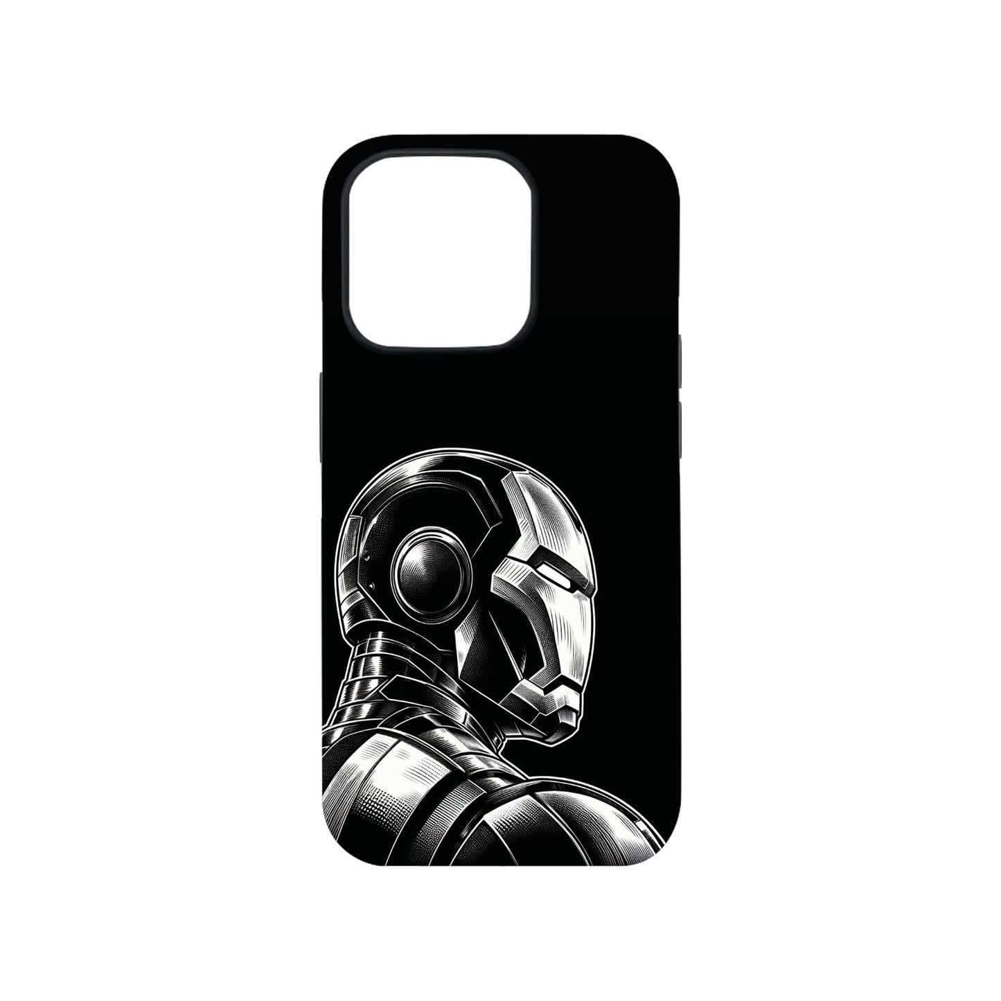 Black-Steel Effect Iron Man case