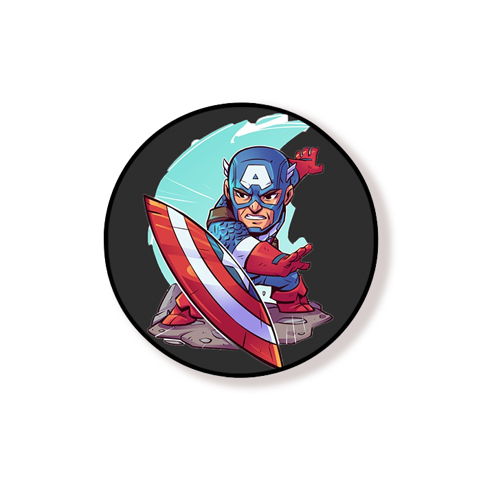 Captain America Cartoon Grip Holder