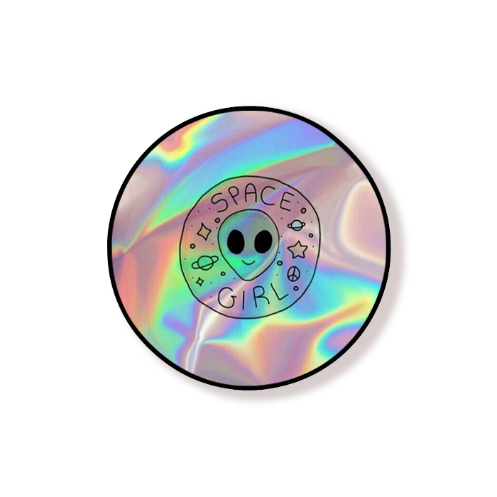 Holographic Spacegirl Grip Holder