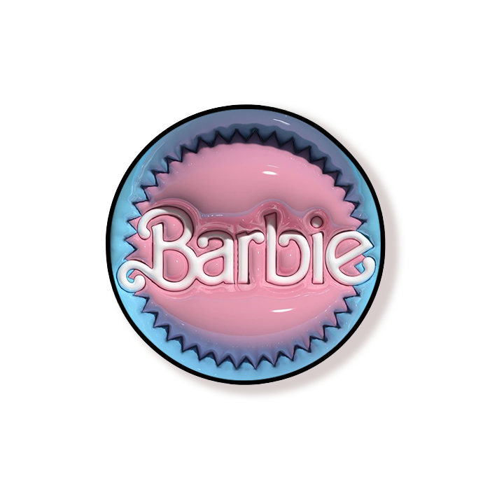 Barbie Engraved Grip Holder