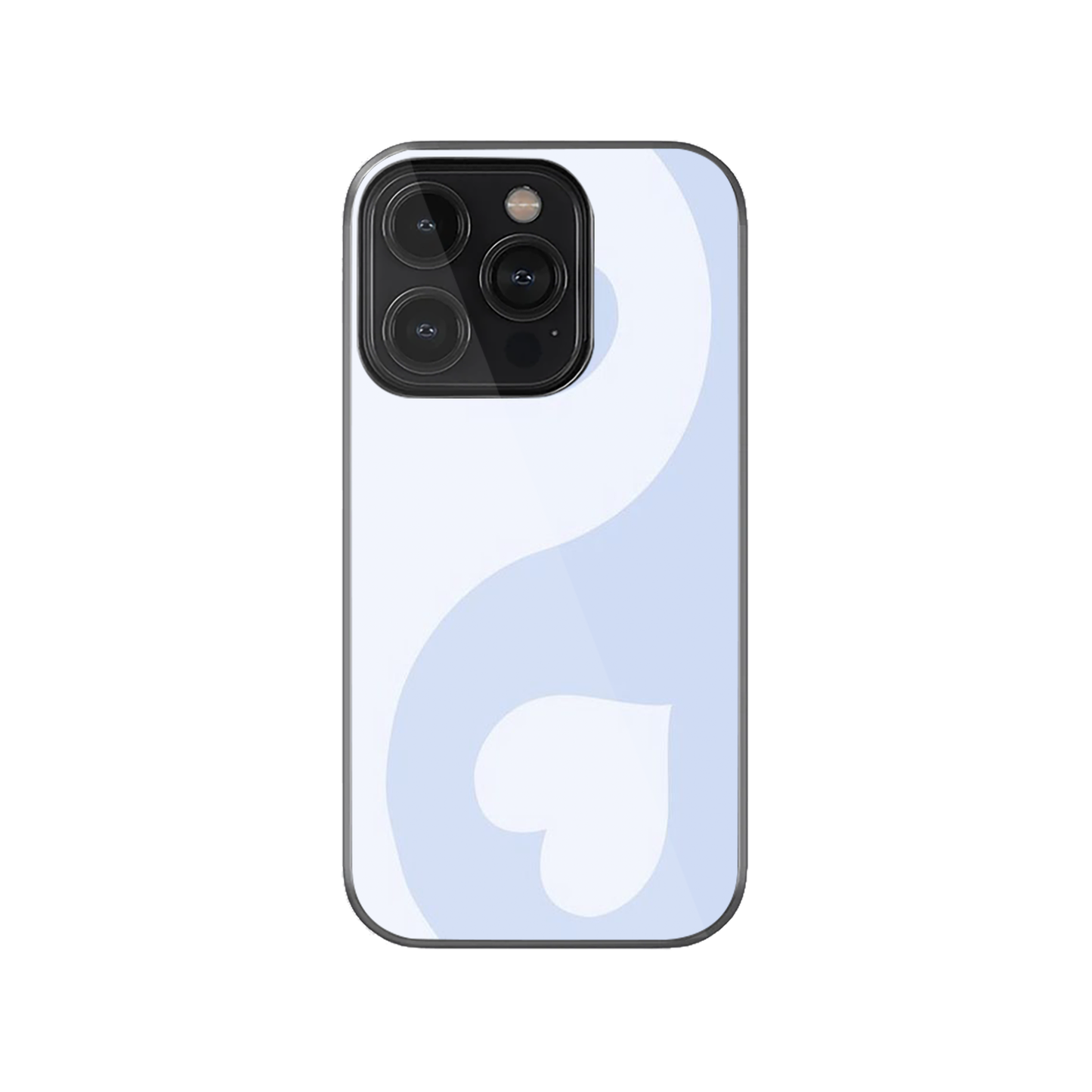 Blue Heart Yin Yang Case