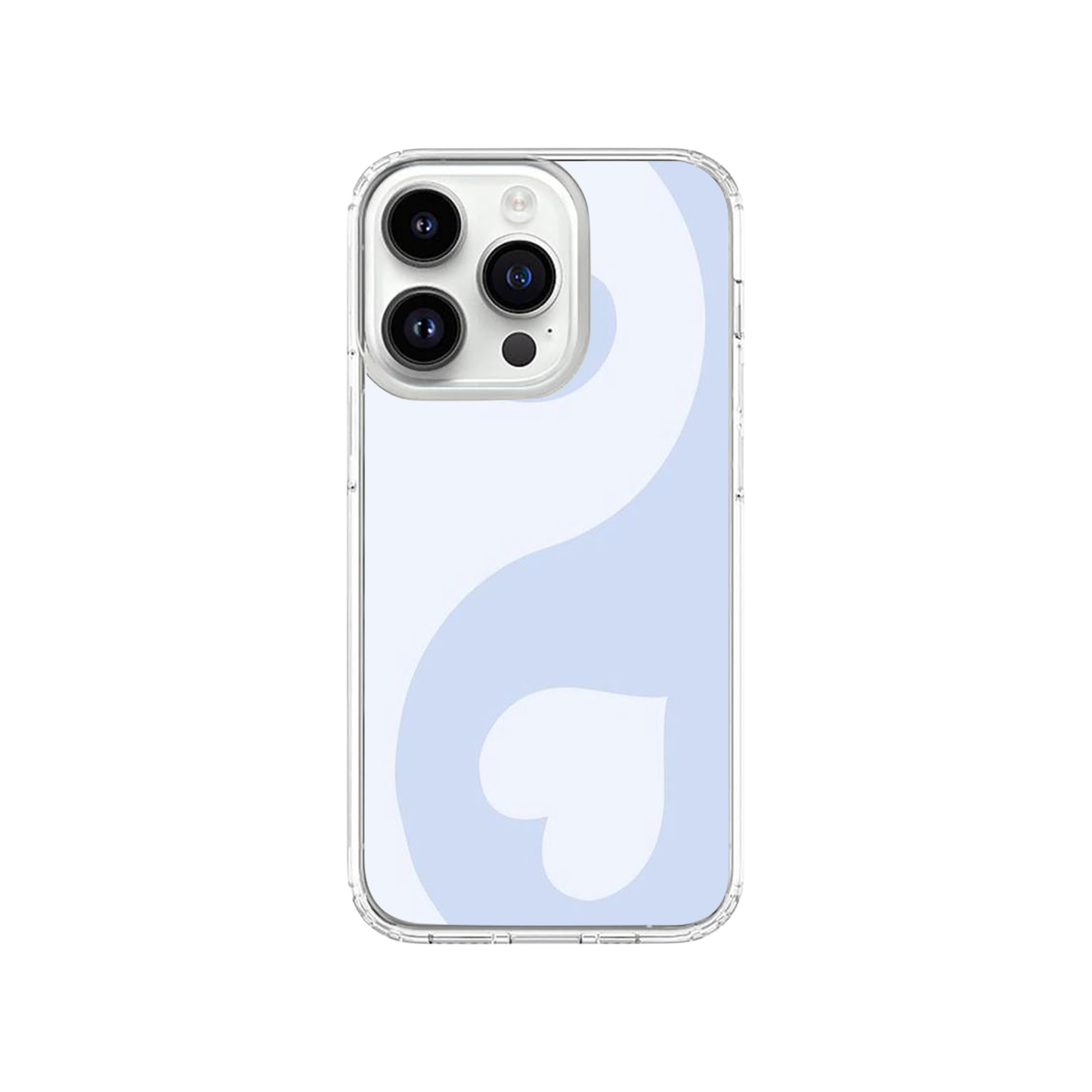 Blue Heart Yin Yang Case