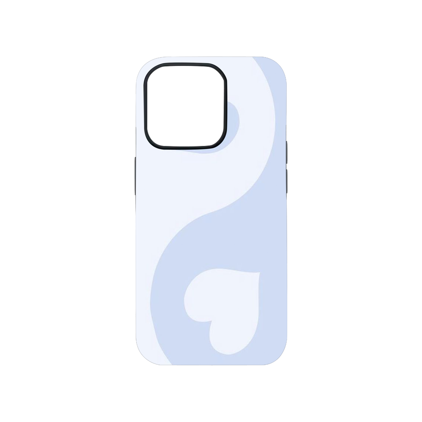 Blue Heart Yin Yang Case