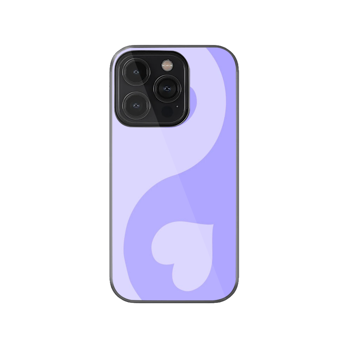 Purple Heart Yin Yang Case