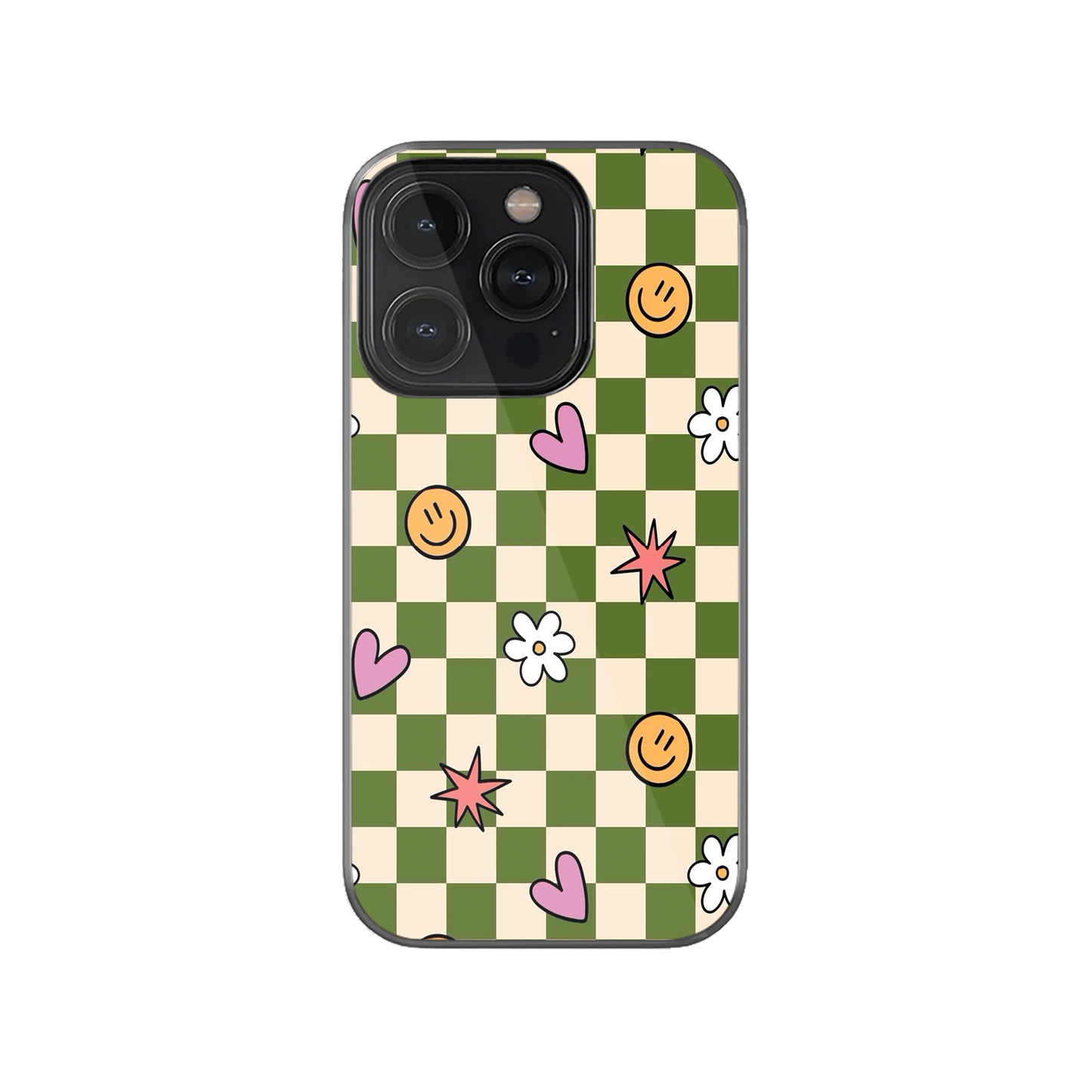 Checkered Heart Case
