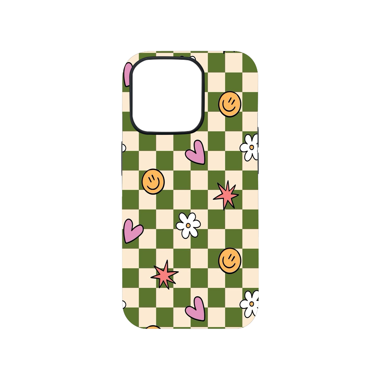 Checkered Heart Case