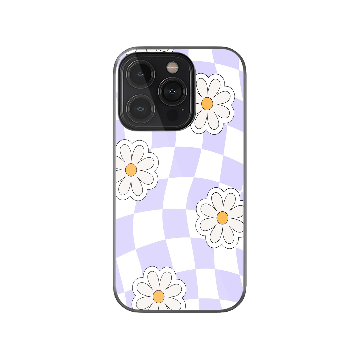 Checkered Floral Case