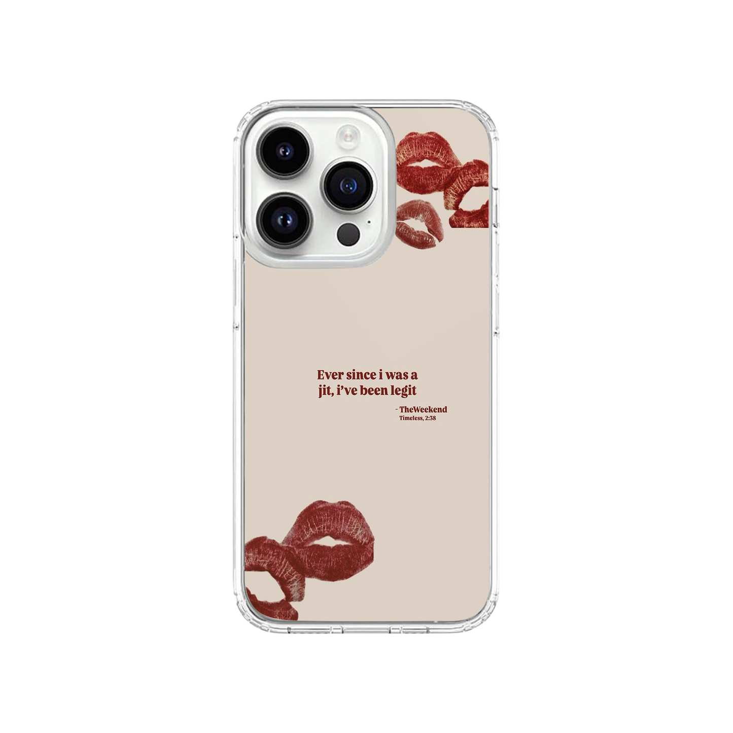 The Weeknd Beige Case