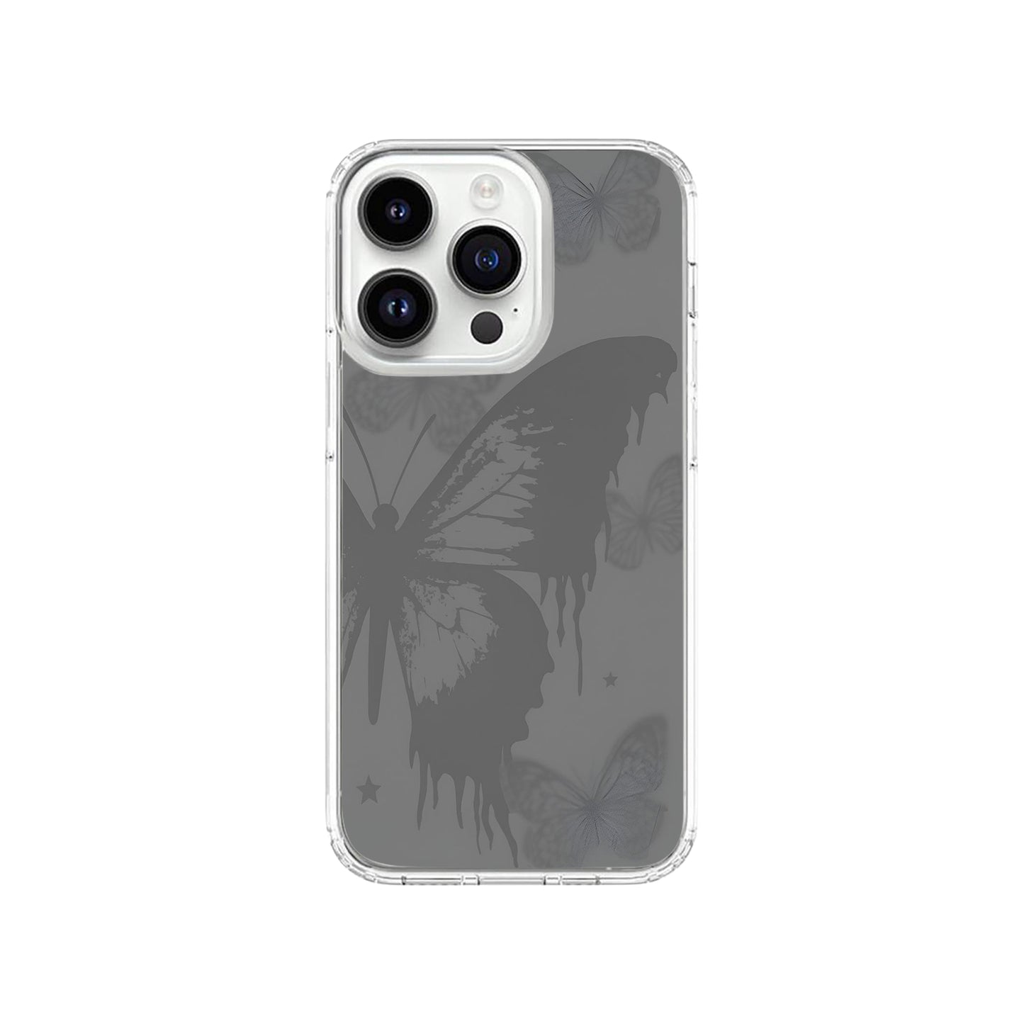 Grey Ink Butterfly Case