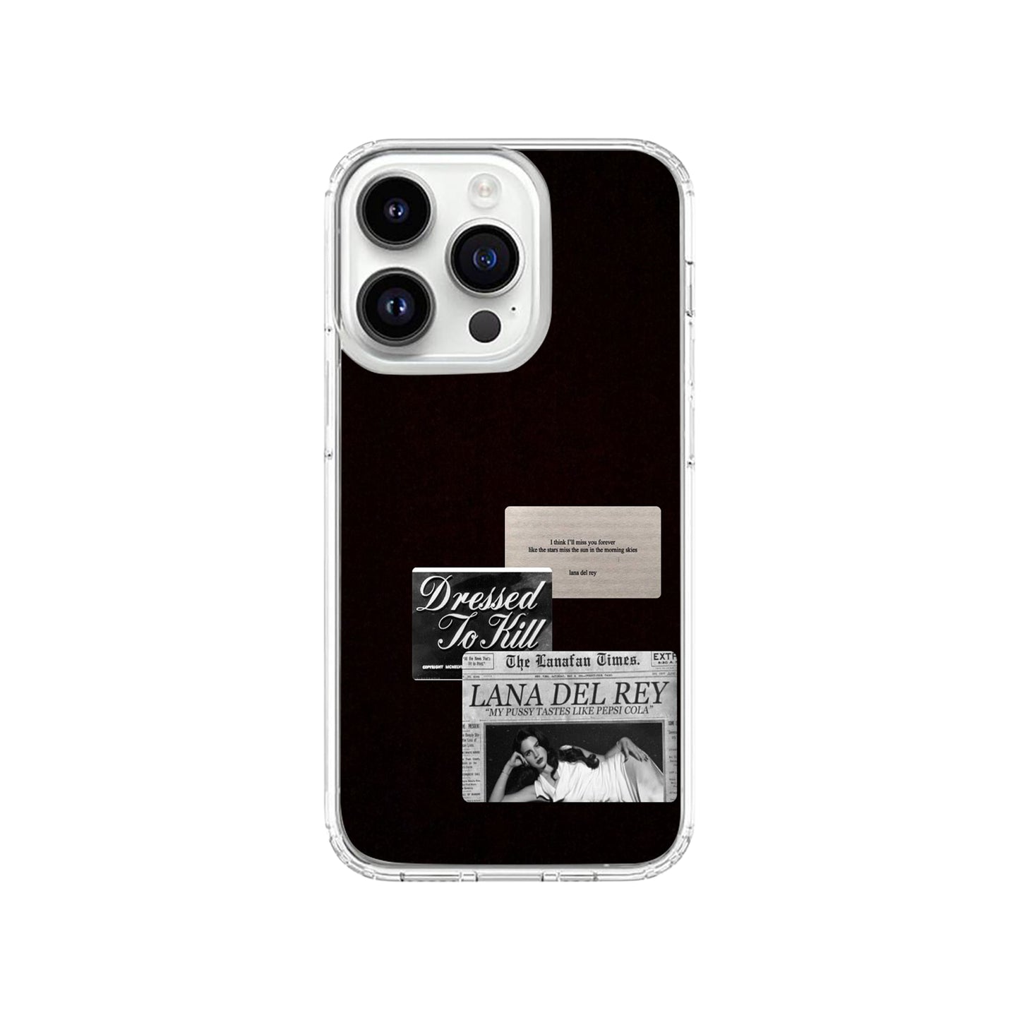 Noir Lana Collage Case