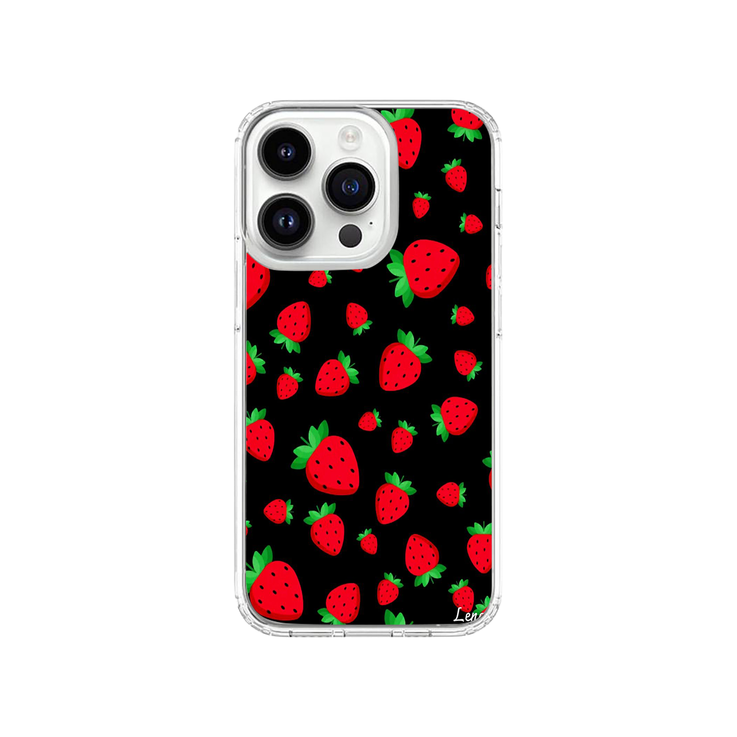 Strawberry Print Case