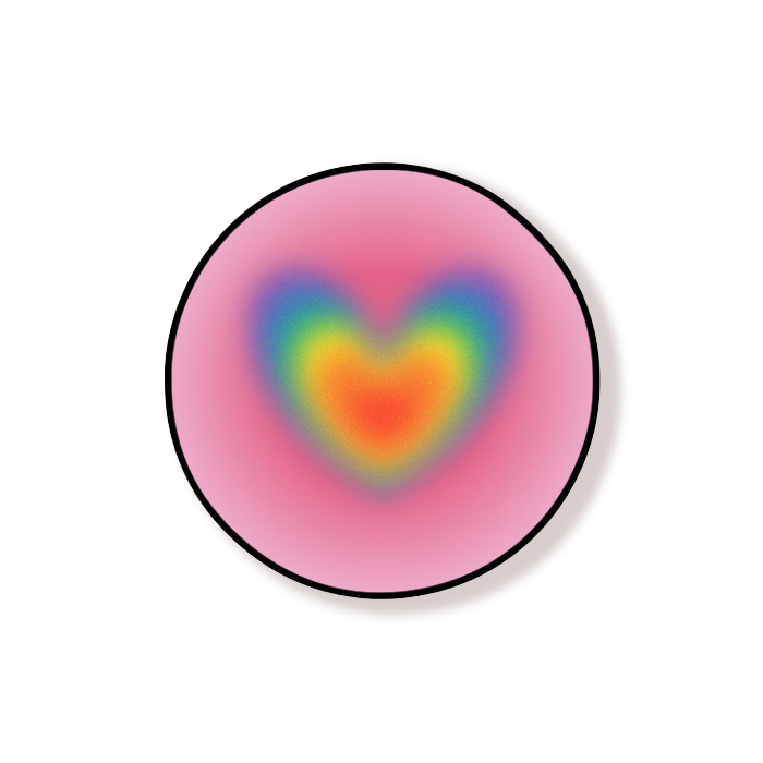 Hearty Rainbow Grip Holder