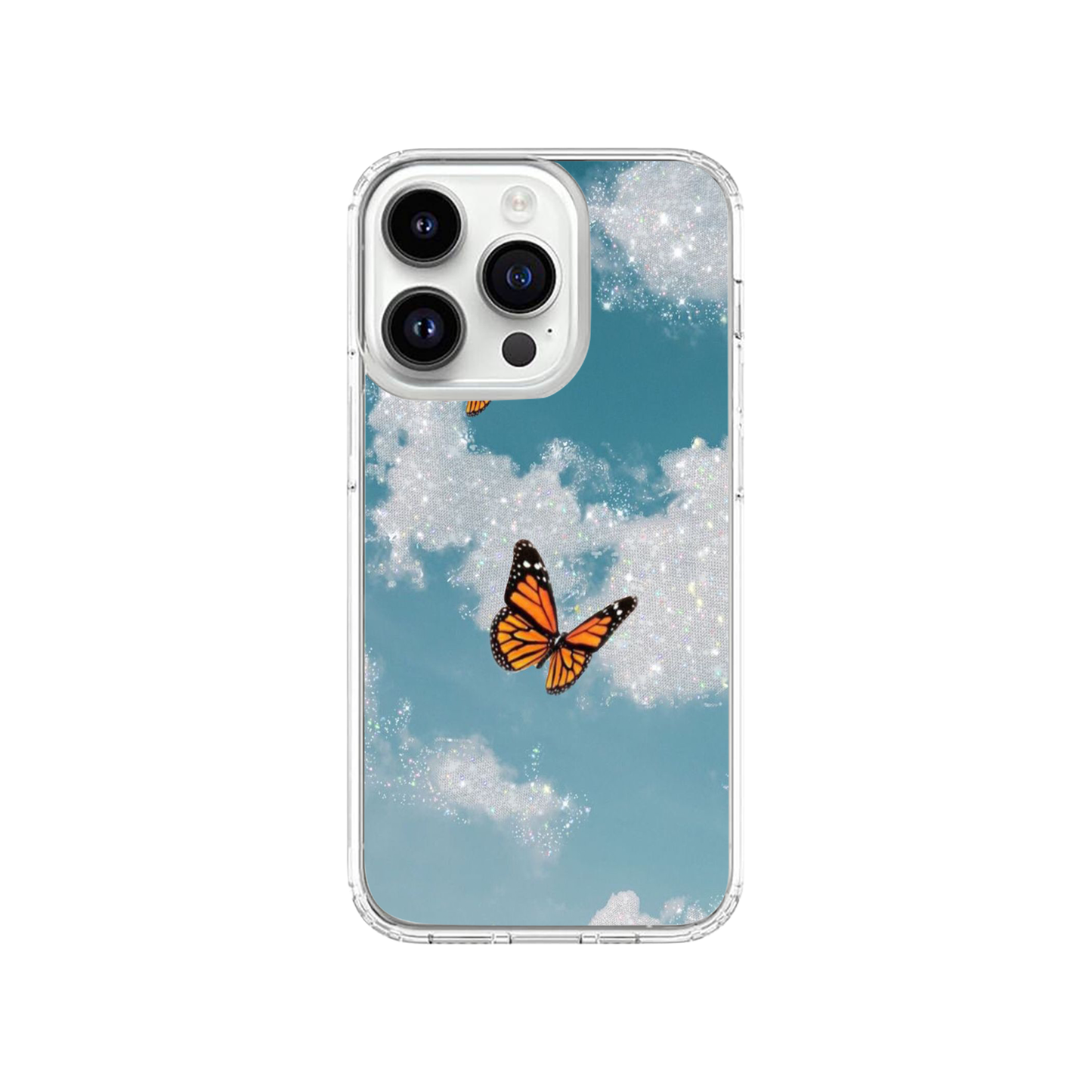 Blue Butterfly Cloud Case