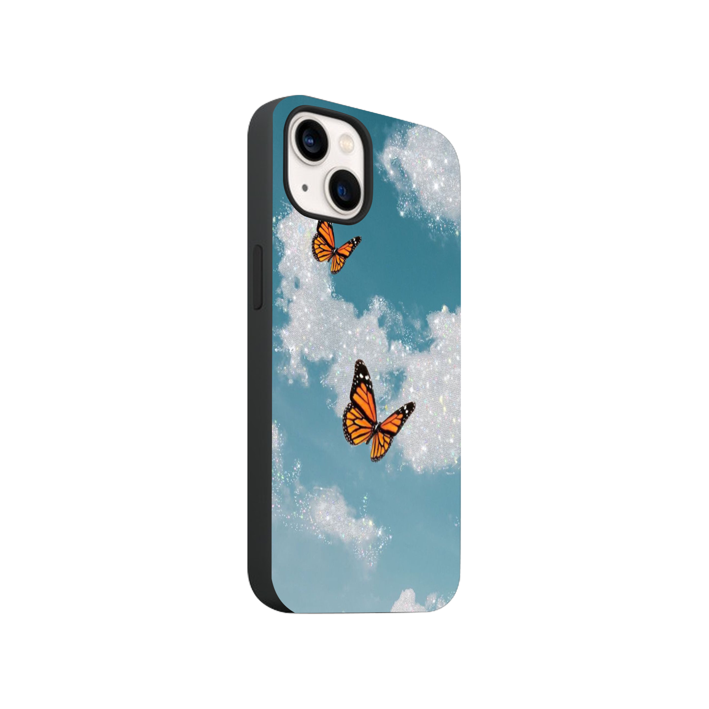 Blue Butterfly Cloud Case