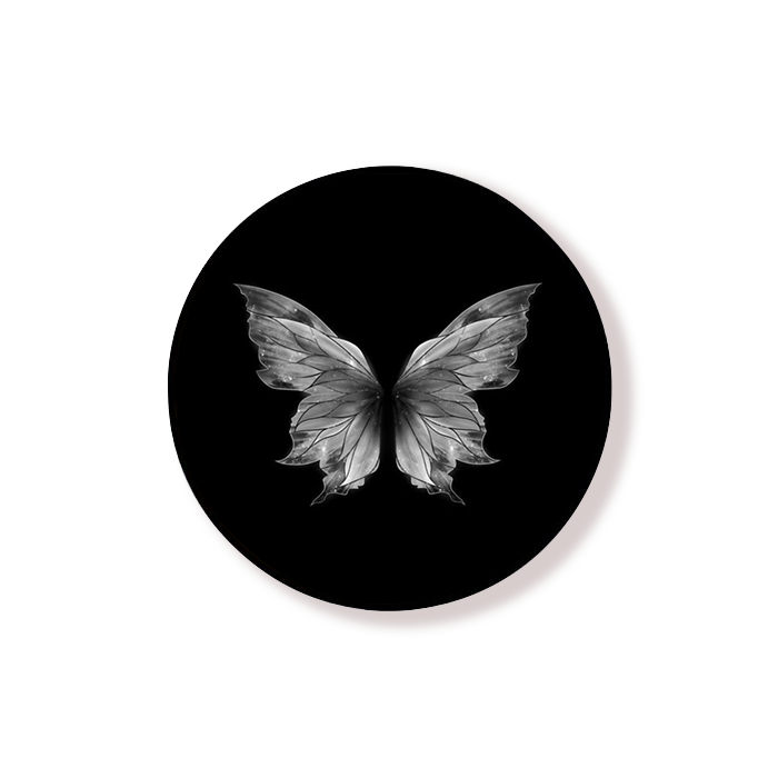 Black Butterfly Grip Holder