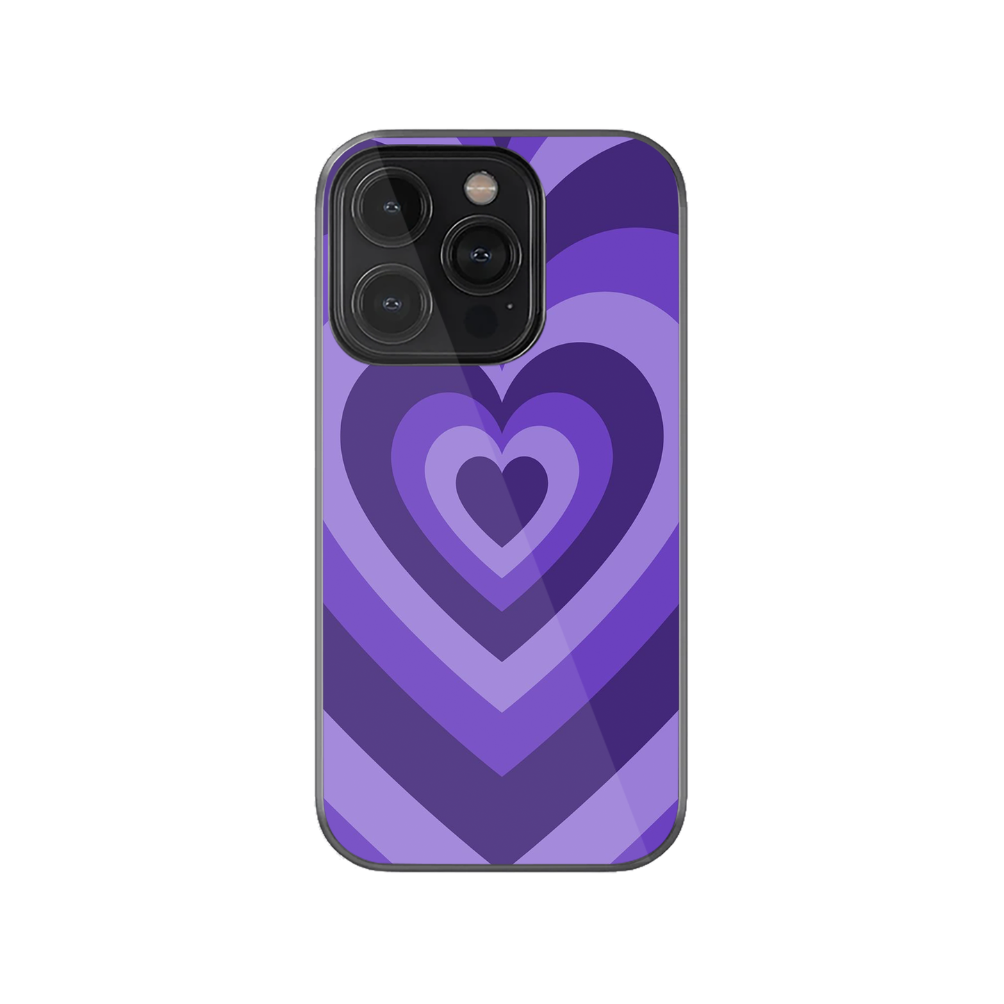 Purple Heart Patterned Case