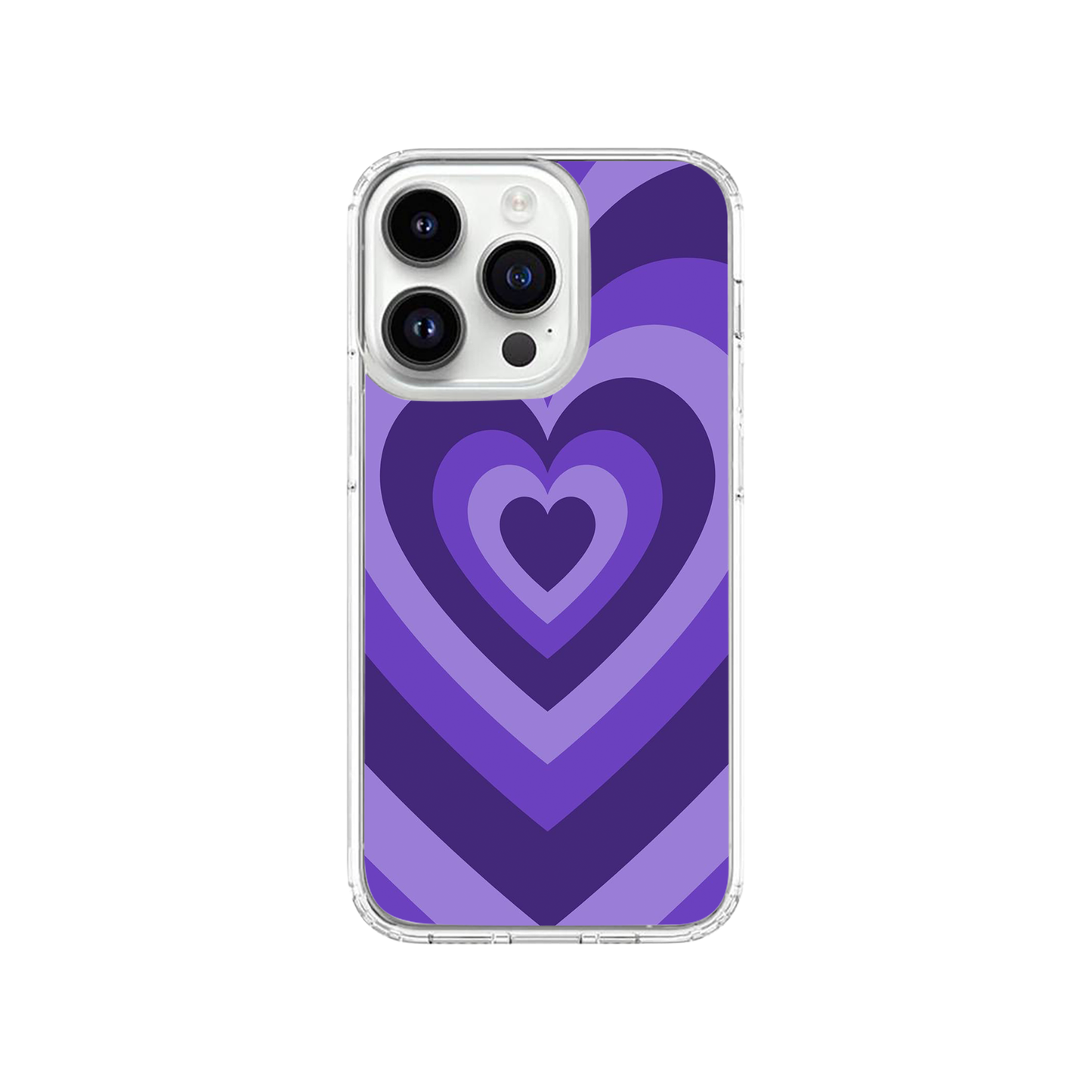 Purple Heart Patterned Case