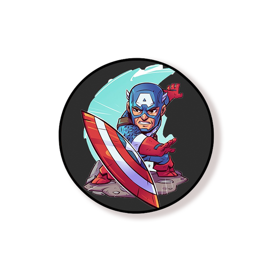 Captain America Cartoon Grip Holder