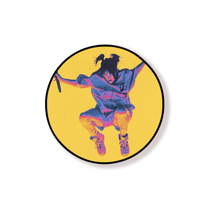 Billie Eilish Yellow Grip Holder