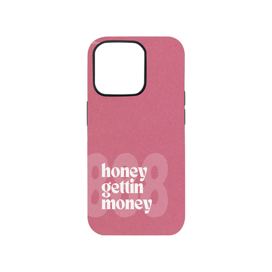 Honey Gettin Money Pink Glittery Case