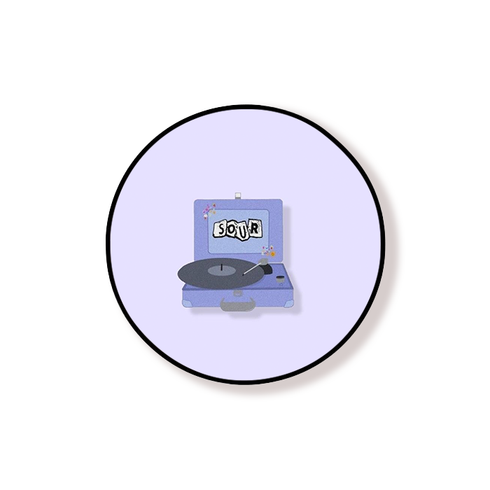 Sour Record Player Grip Holder
