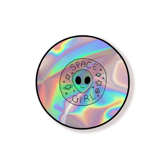 Holographic Spacegirl Grip Holder