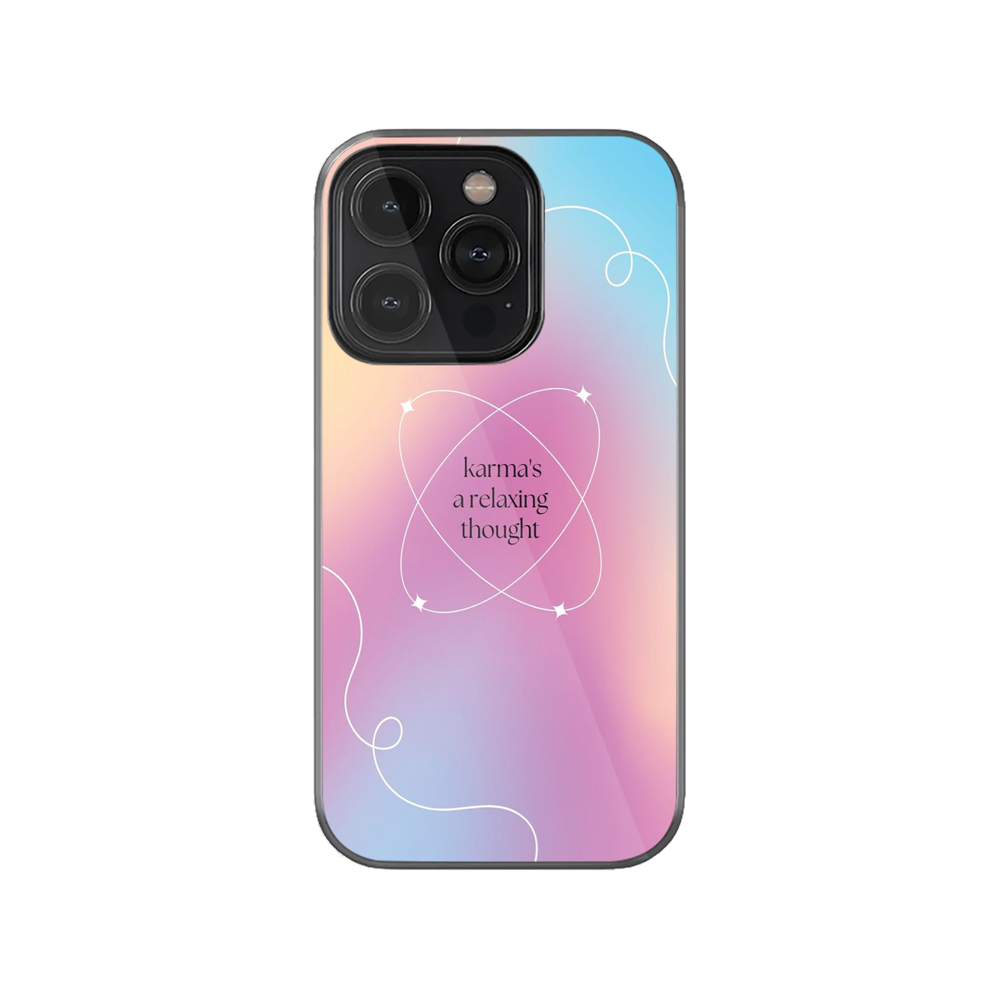 Karma's A Relaxing Thought Pastel Case