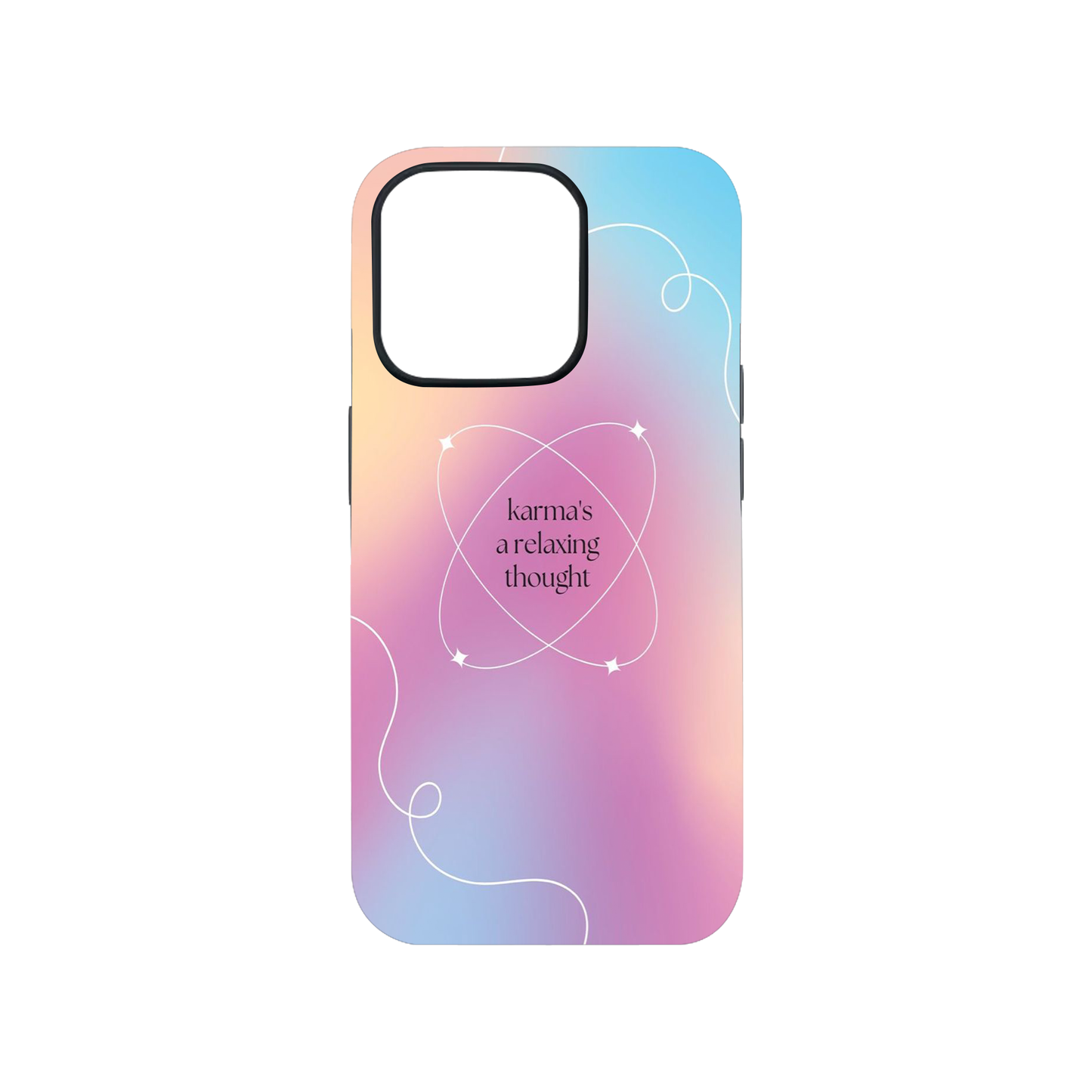 Karma's A Relaxing Thought Pastel Case