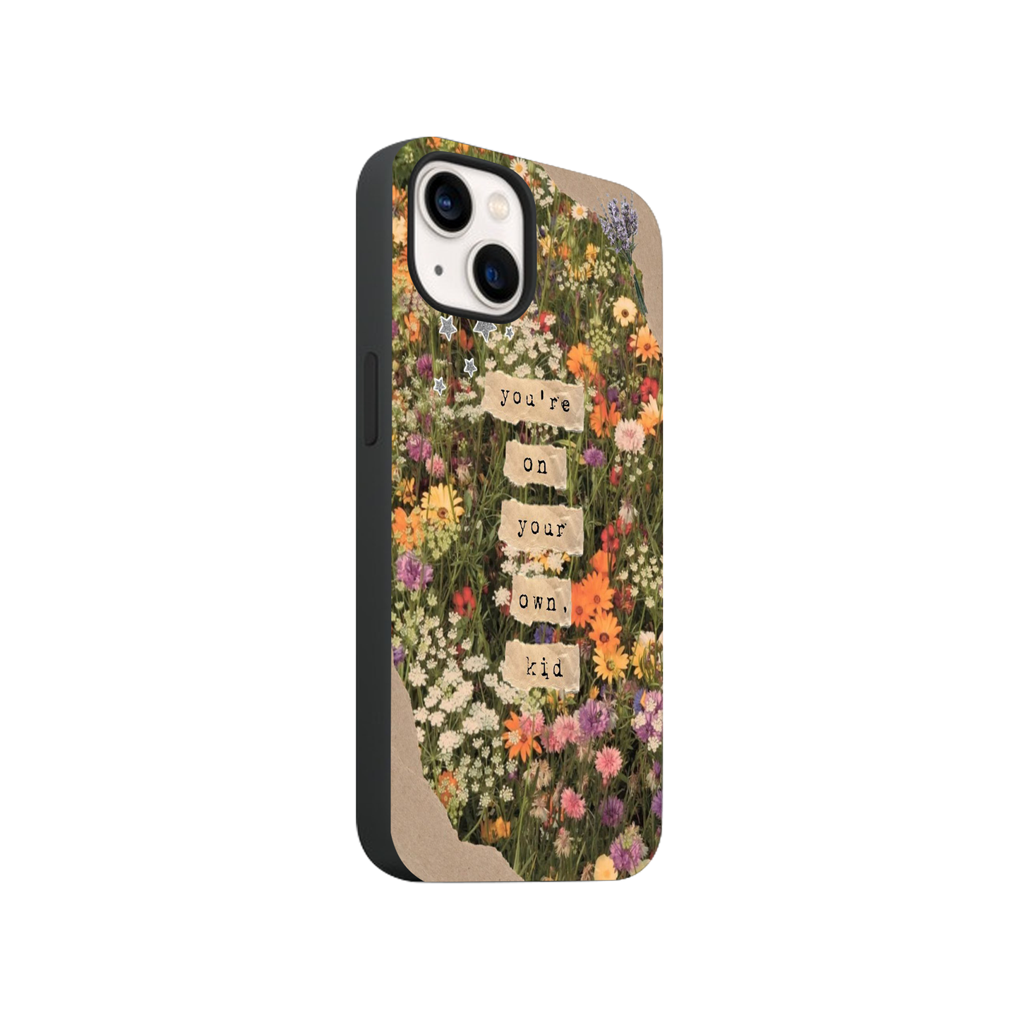 You're On Your Own Kid Floral Case