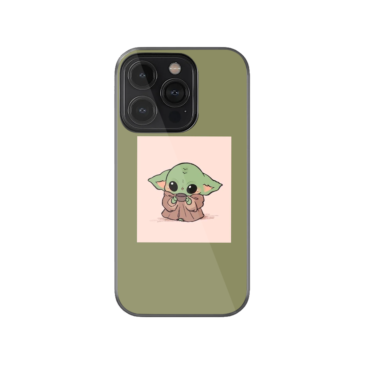 Dusty Green Baby Yoda Case