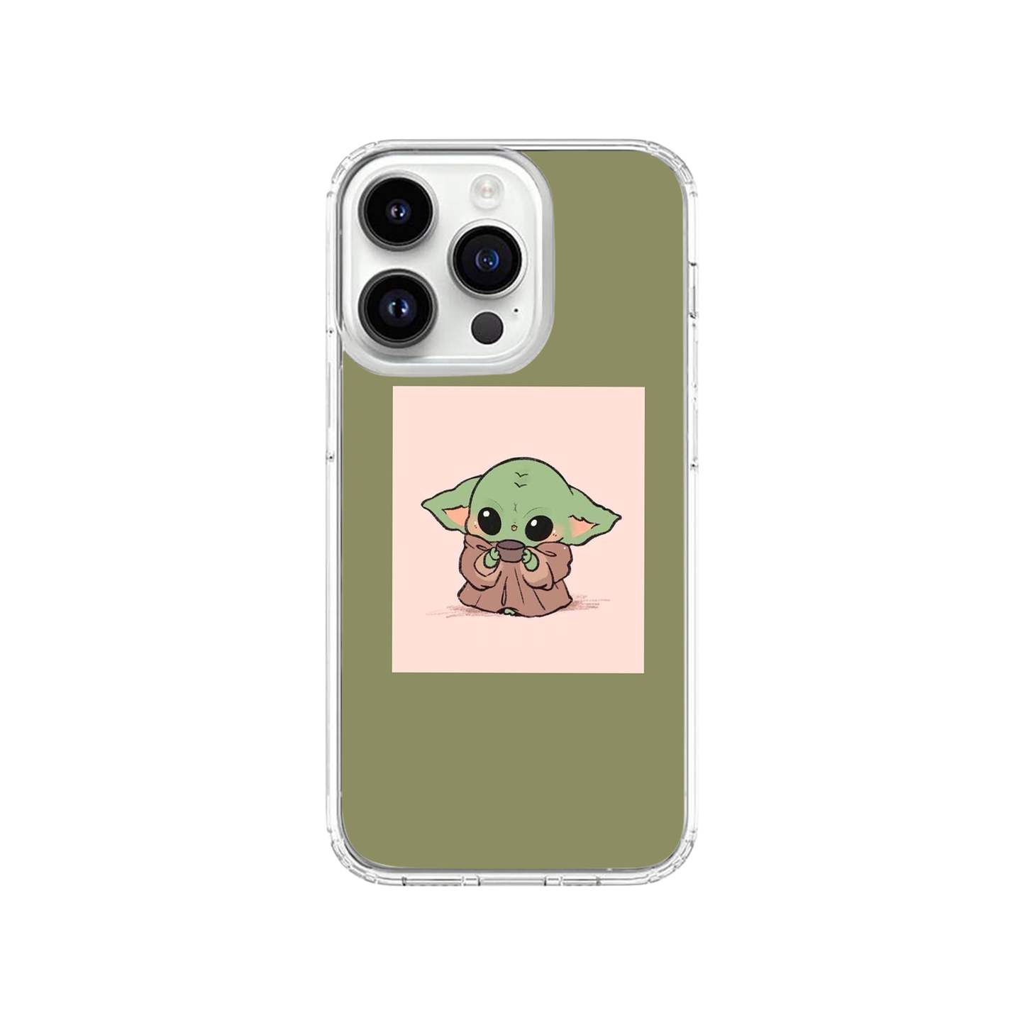 Dusty Green Baby Yoda Case