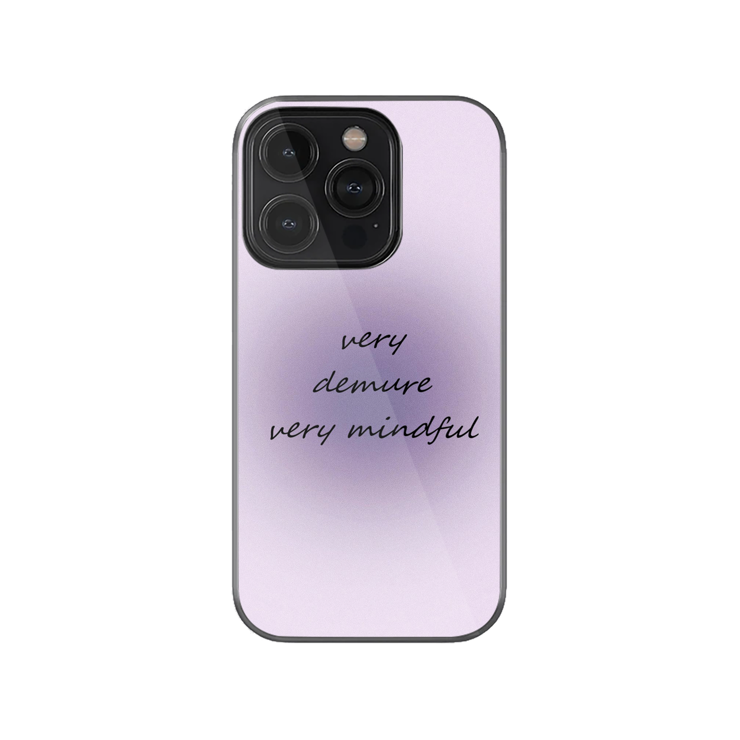 Very Demure , Very Mindful Purple Case