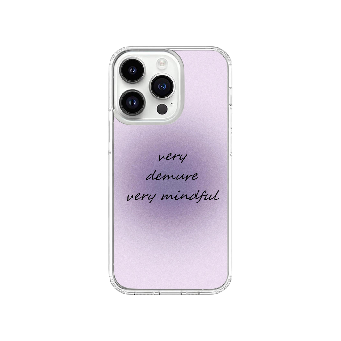 Very Demure , Very Mindful Purple Case