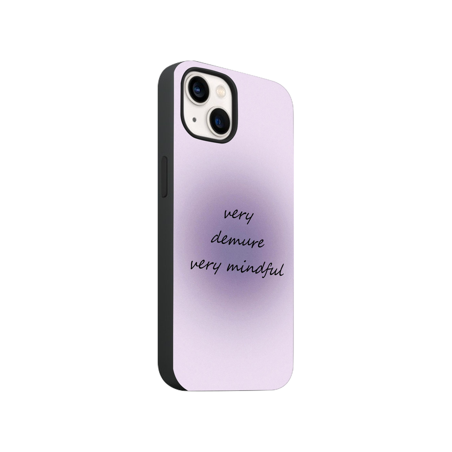 Very Demure , Very Mindful Purple Case