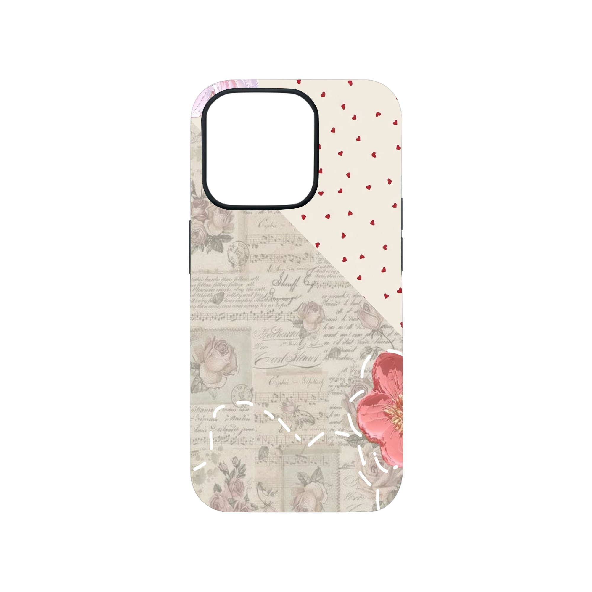 Case With Lettering Vintage Love Letters Case – Sleek Cases | Anti Yellow Cases At 199