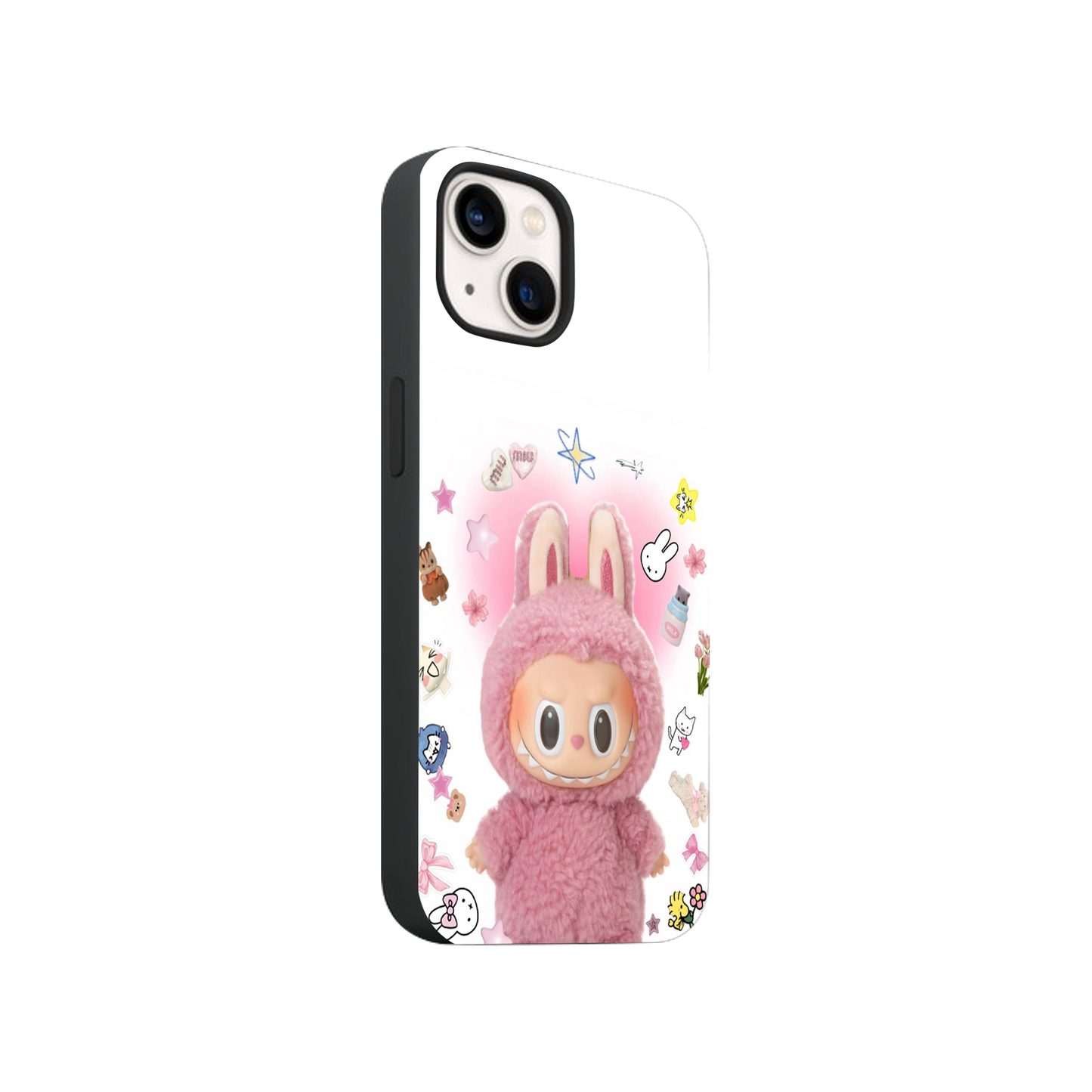 Soft Pink Labubu Case