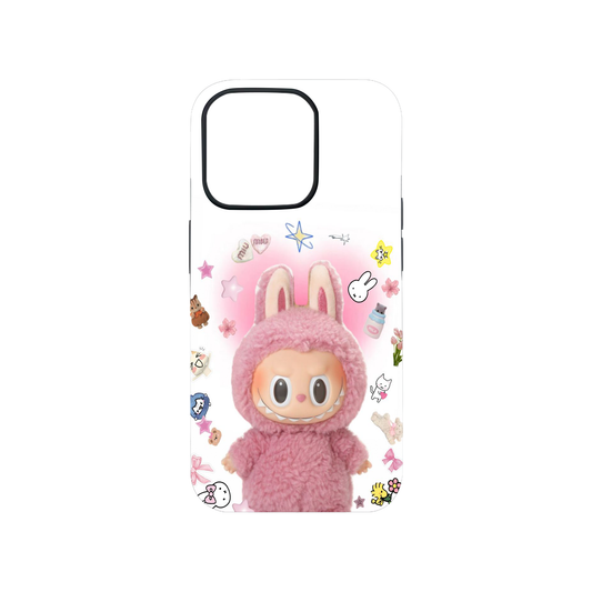Soft Pink Labubu Case