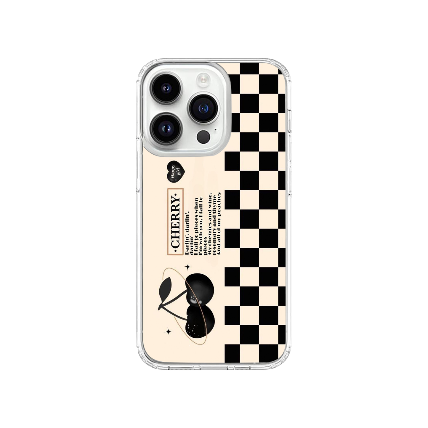 Retro Cherry Grid Case