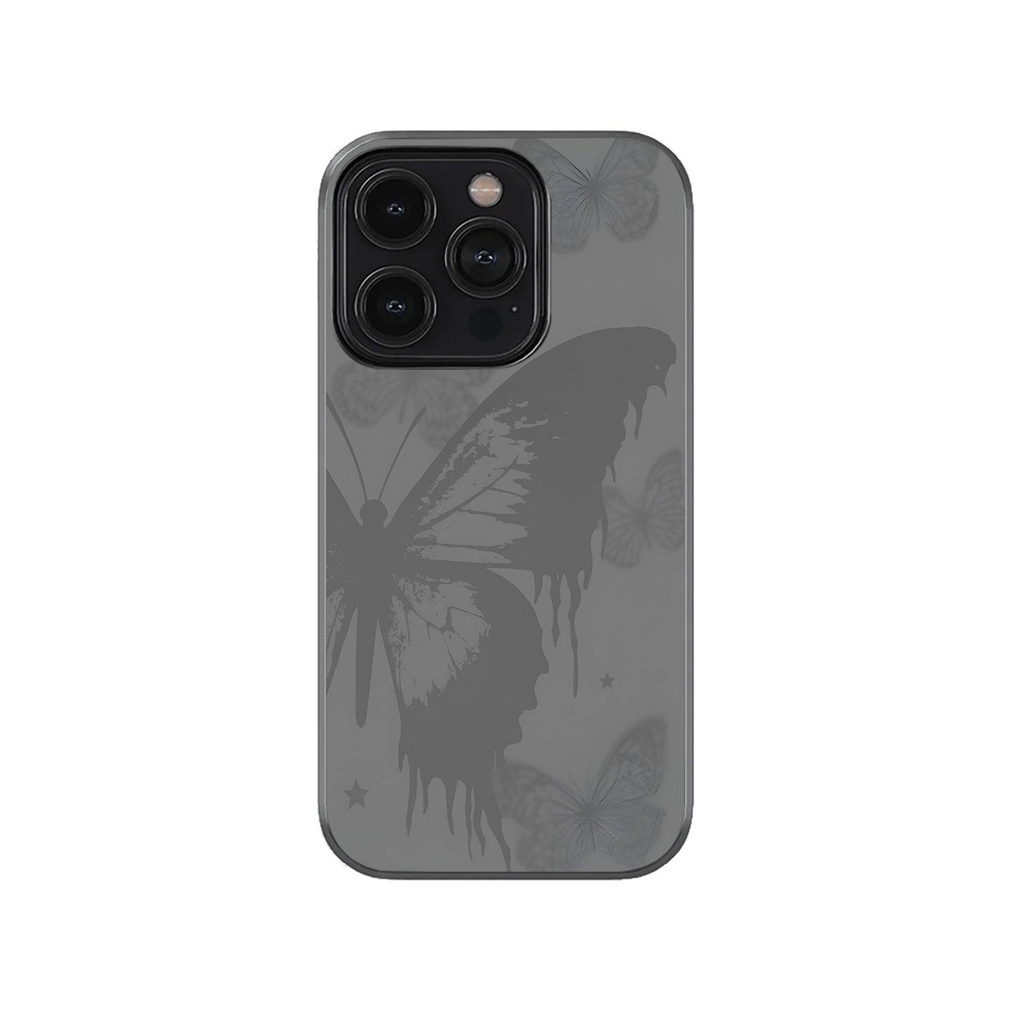 Grey Ink Butterfly Case