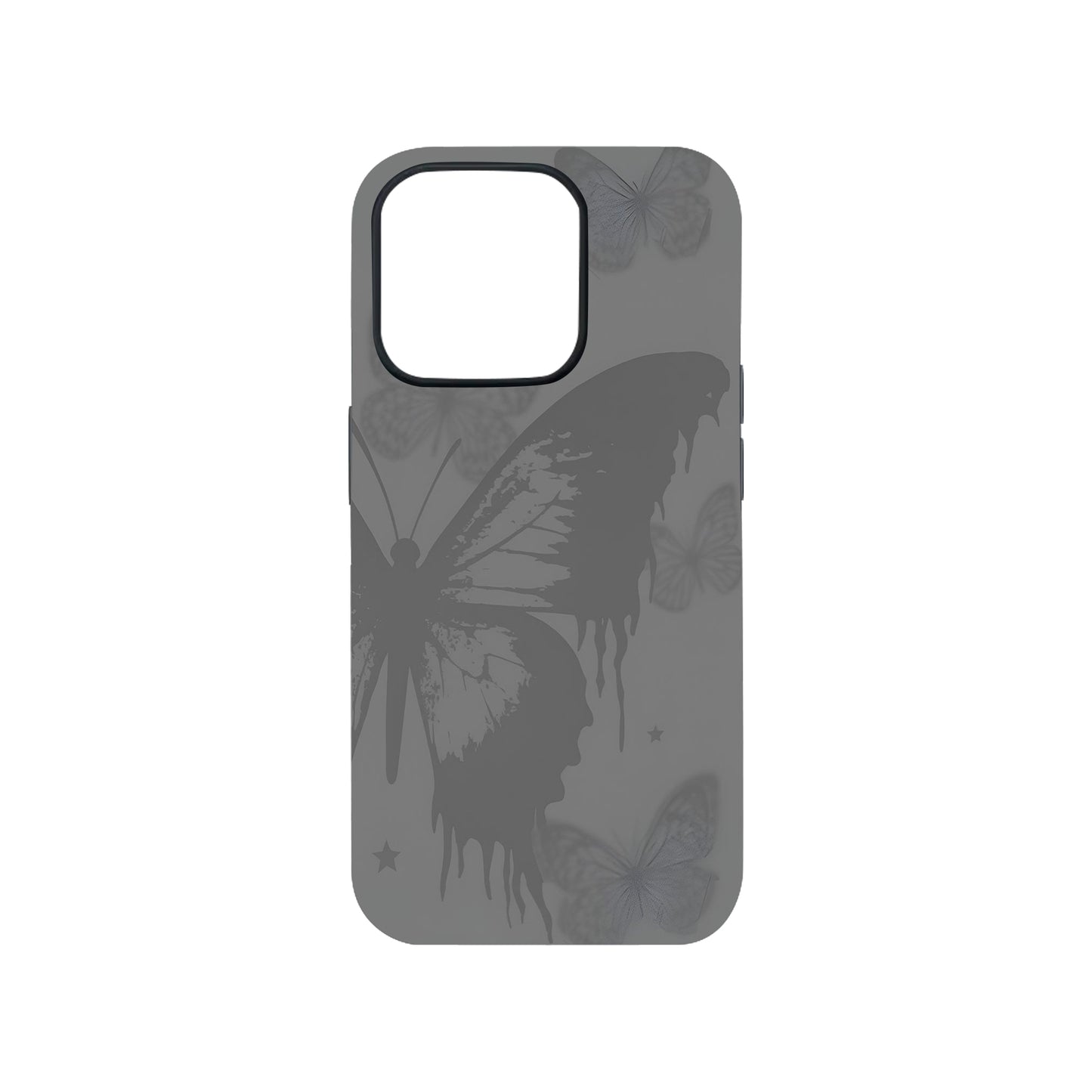 Grey Ink Butterfly Case
