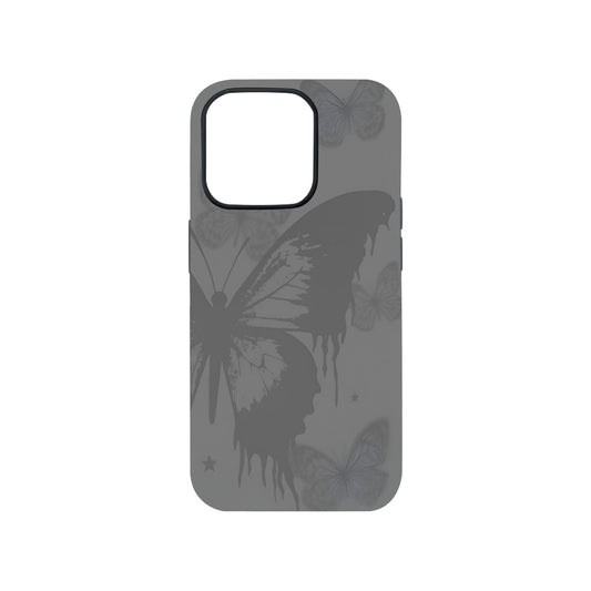 Grey Ink Butterfly Case
