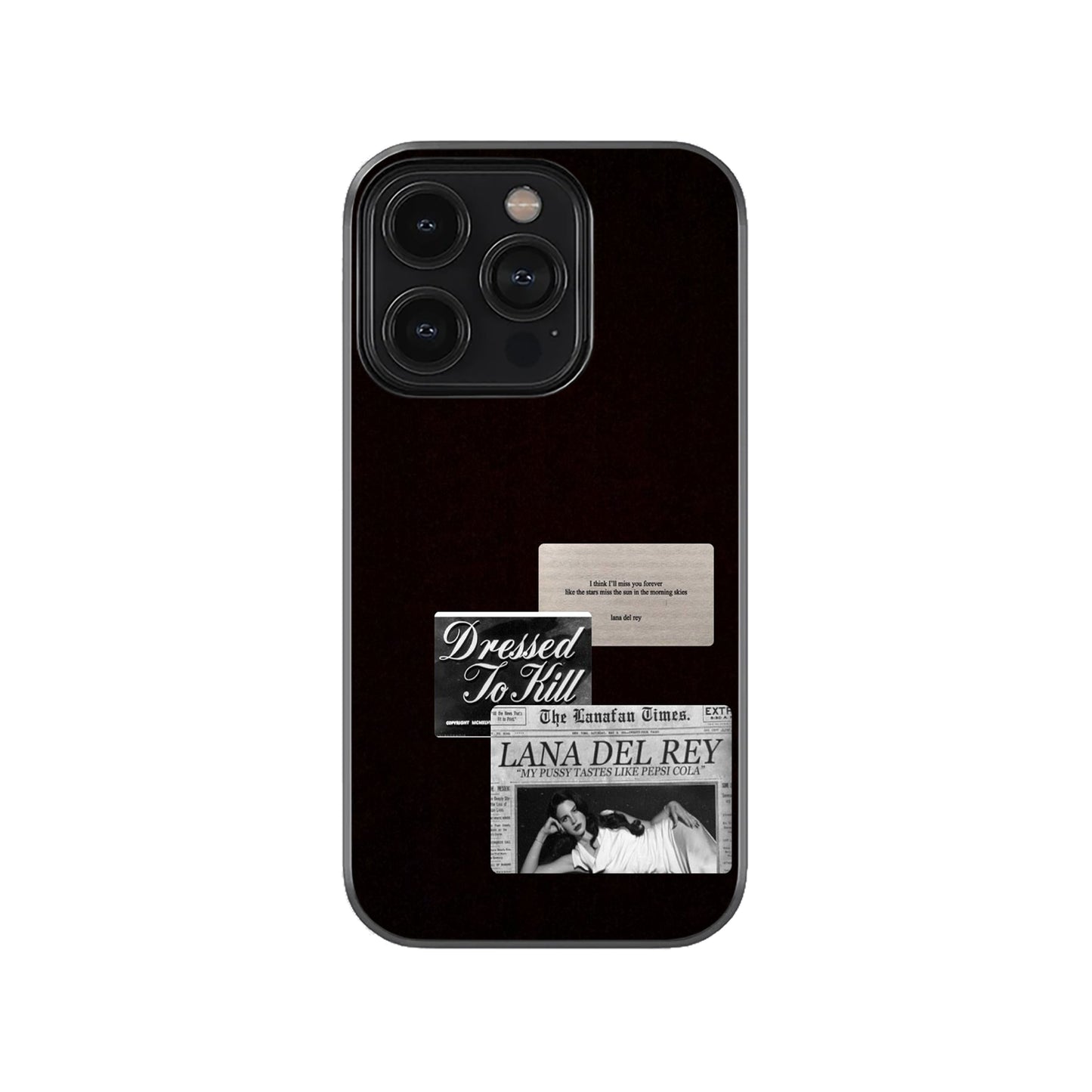 Noir Lana Collage Case