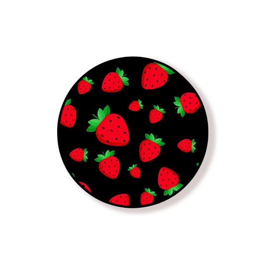 Strawberry Print Grip Holder