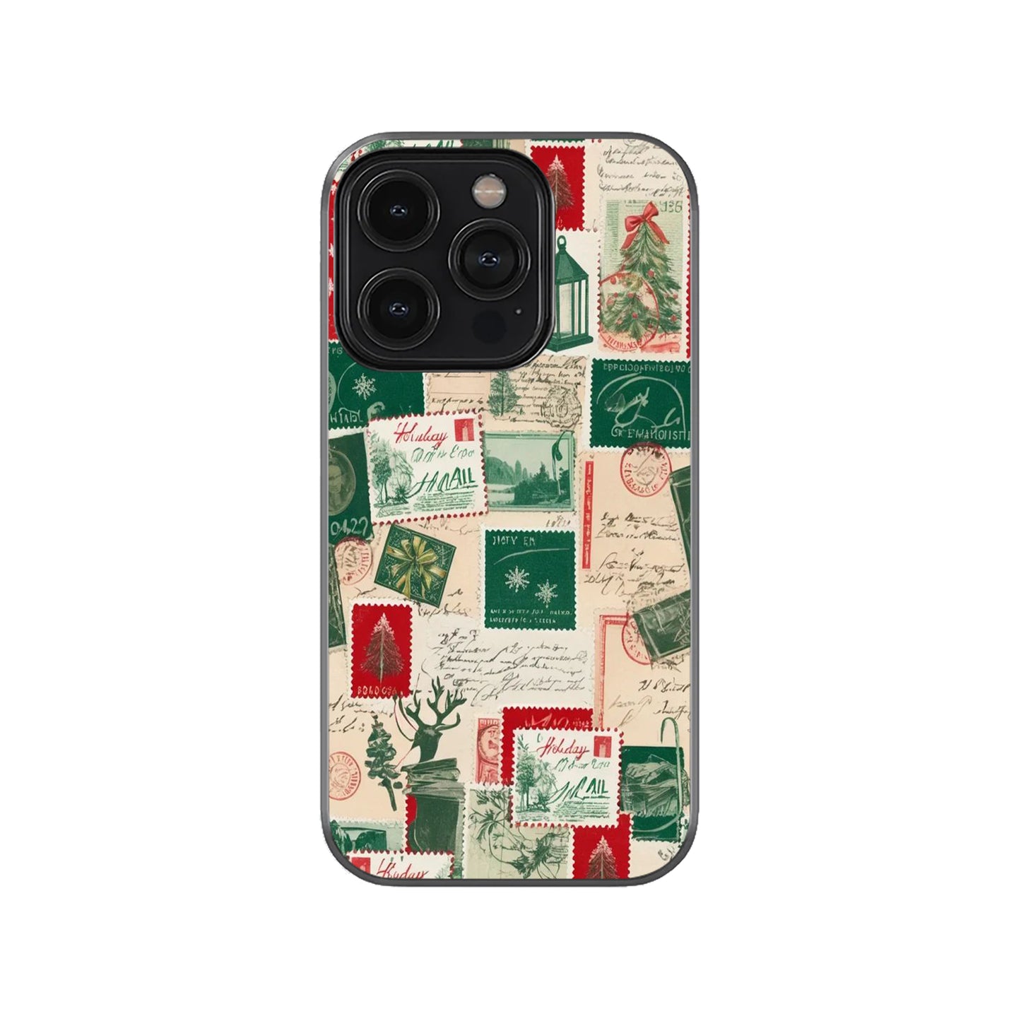 Vintage Christmas Postcards Case