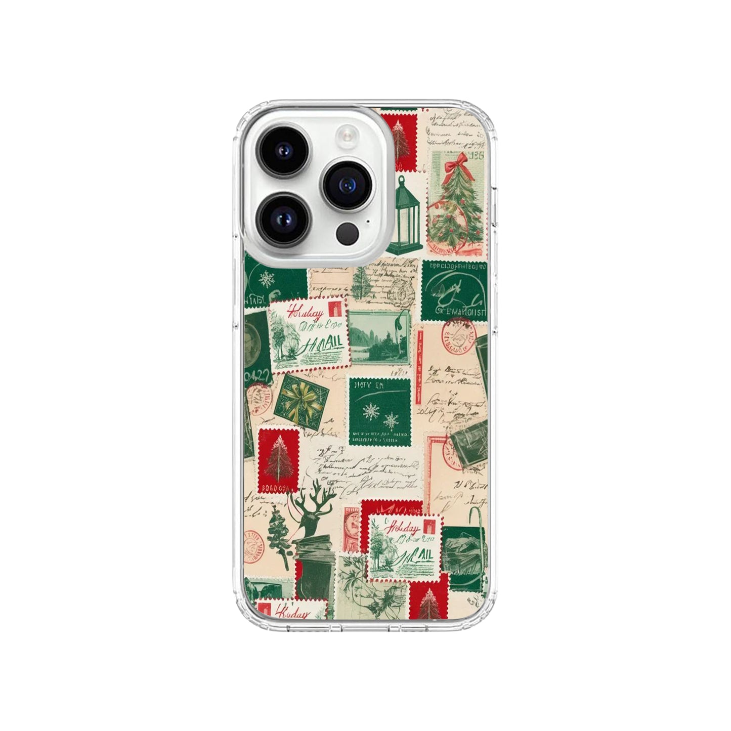 Vintage Christmas Postcards Case