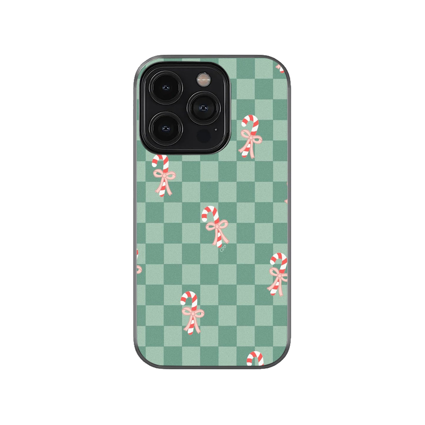 Mint Checkered Case