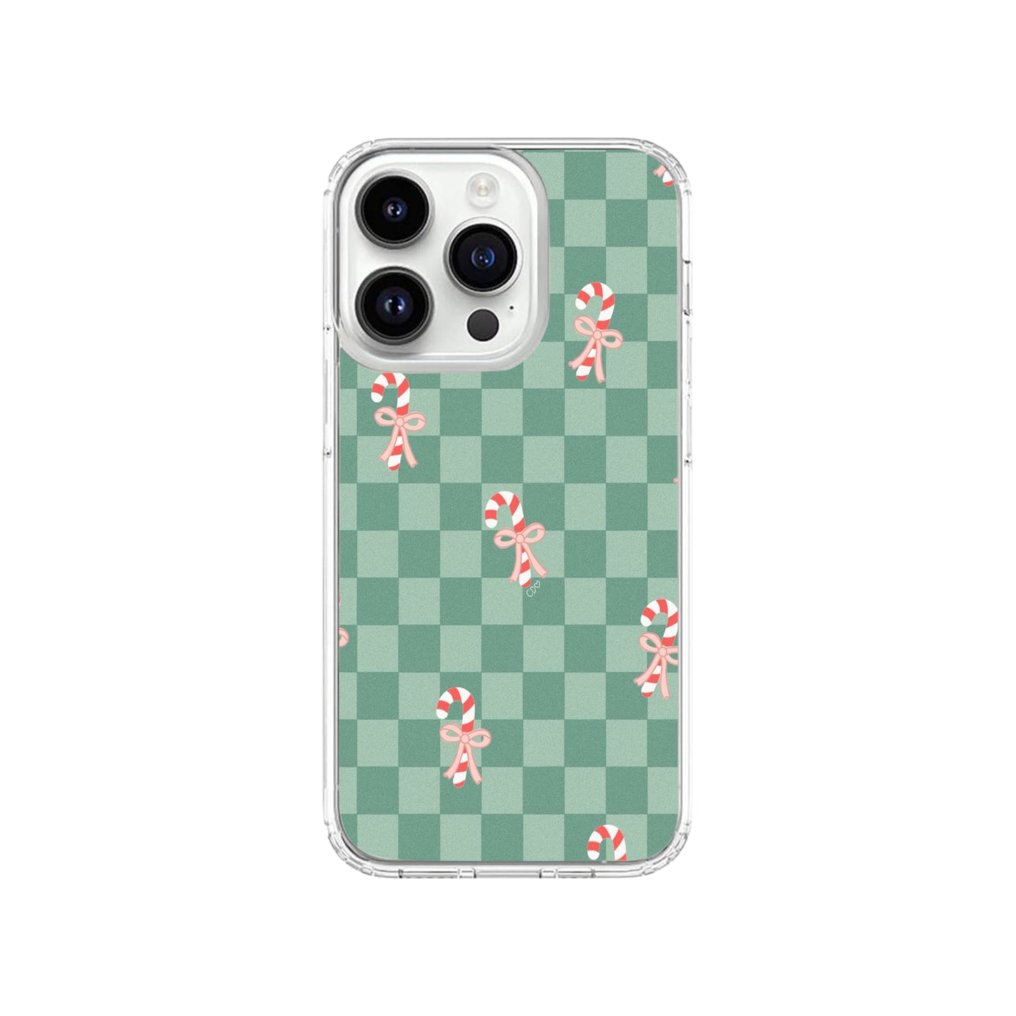 Mint Checkered Case