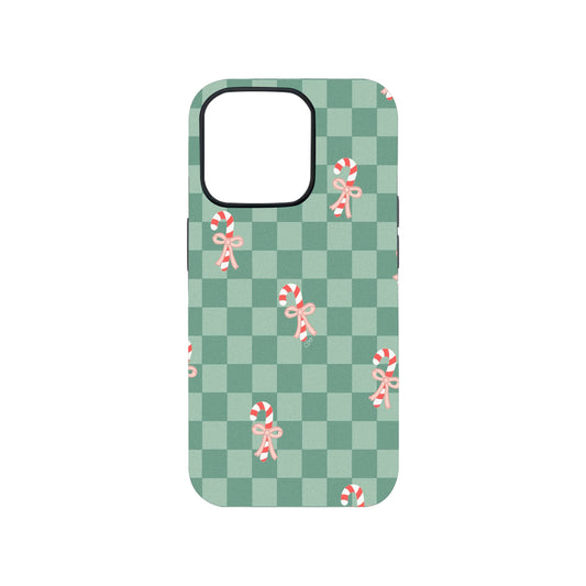 Mint Checkered Case